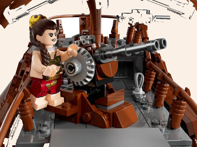 Sail Barge Ship UCS 75397